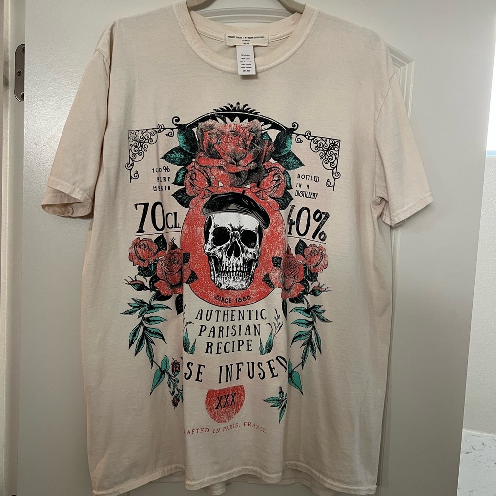 Urban Outfitters Project Social Skull graphic tee